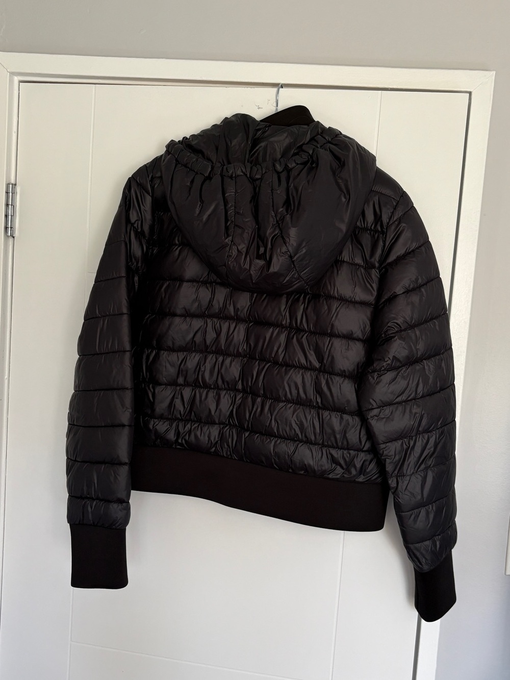Zara Black Hooded Puffer Jacket - Picture 2 of 5